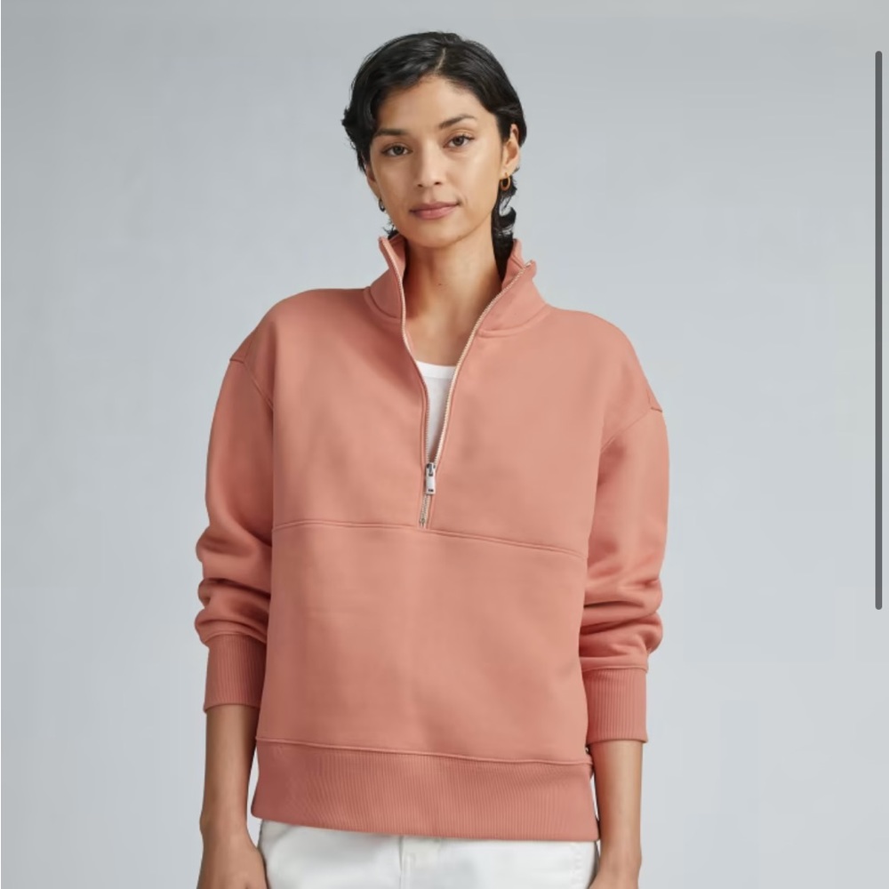 Everlane ReTrack Half Zip Sweatshirt